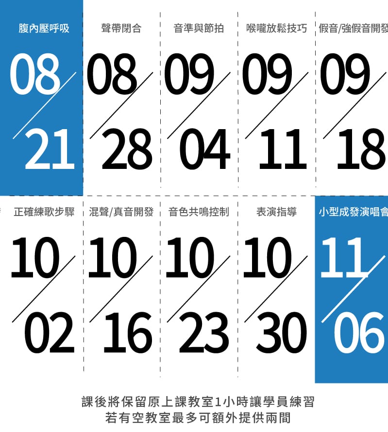 第98期課程表